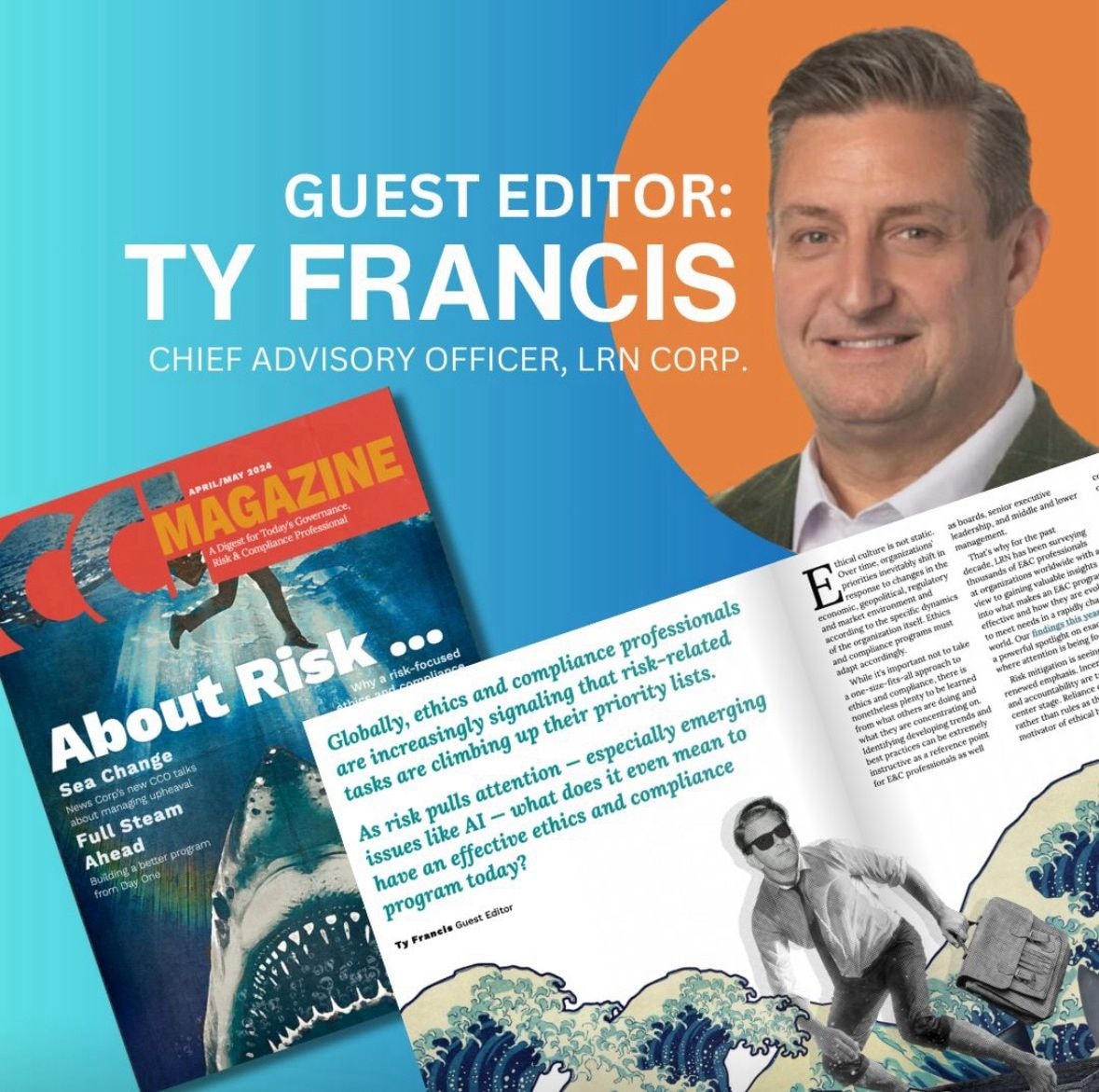 Ty Francis featured as a guest editor